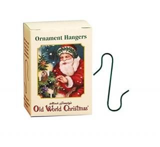 Old World Christmas - Ornament Hangers - 100 Count - Metal Pre-bent - For Fake a