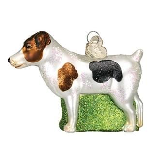 Old World Christmas Jack Russel Terrier Ornament