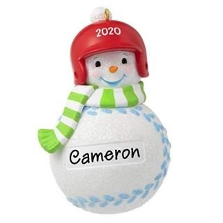 Hallmark Keepsake Christmas Ornament 2020 Year-Dated Baseball Snowman DIY Person