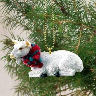 Conversation Concepts Goat White Original Ornament by Conversation Concepts 