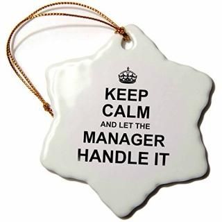 3dInspirationzStore Keep Calmǥ??Keep Calm and Let The ManagerϥɥIt??Funny