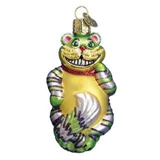 Old World Christmas Cheshire Cat Glass Blown Ornament by Old World Christmas