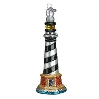 Old World Christmas Cape Hatteras Lighthouse Glass Ornament