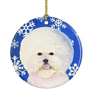 Carolines Treasures SS4664-CO1 Bichon Frise Winter Snowflakes Holiday Christmas 