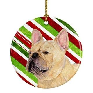 Carolines Treasures SS4554-CO1 French Bulldog Candy Cane Holiday Christmas Ceram