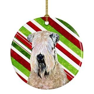 Carolines Treasures SS4562-CO1 Wheaten Terrier Soft Coated Candy Cane Holiday Ch