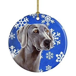 Caroline 's Treasures lh9296-co1?Weimaraner Winter Snowflake Holidayߥåʥȡ