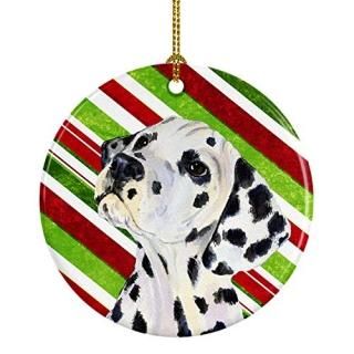 Carolines Treasures SS4561-CO1 Dalmatian Candy Cane Holiday Christmas Ceramic Or