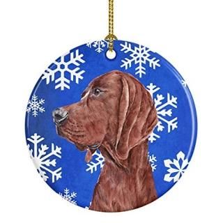 Redbone Coonhound Winter Snowflakesߥåʥsc9779co1