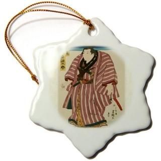 3dFlorene??Wrestler??Ornaments 3 inch Snowflake Porcelain Ornament o