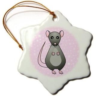 3dJanna Salak Designs Smallڥå??塼ȥ졼Ratԥ󥯥ط??Ornaments 3 inch Snowflak