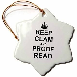 3dInspirationzStoreݥե??Keep Clam And Proof Read??Funny Proofread Reader 