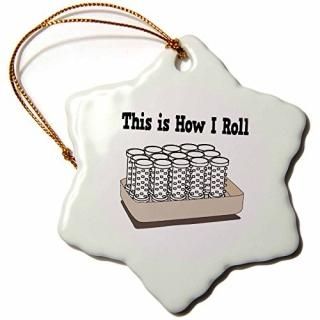 3drose Dooni Designs򤤤ȥ桼⥢ǥ??How I RollإCurlersƻեǥ?? 3 inch Snowflak