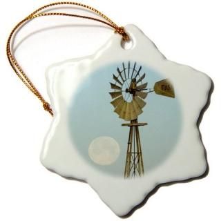 3drose Danita Delimont????Windmill at sunrise Full MoonPanhandleƥ??na02?r