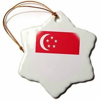 3d??󥬥ݡ??Ornaments 3 inch Snowflake Porcelain Ornament orn_31577_1