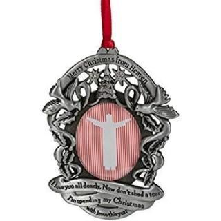 Merry Christmas from Heaven Photo Ornament - Loved Ones Tree Decoration Non-pers