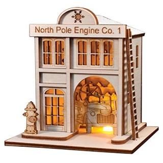 Old World Christmas North Pole Engine Co. #1 Firehouse ʥ