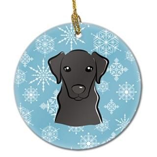 Caroline 's Treasures bb1669co1?Snowflake Black Labradorߥåʥȡޥ顼