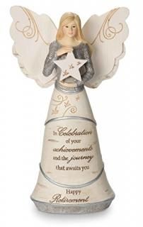 Pavilion Gift Company 82375 Celebration of Retirement Angel Figurine 15cm - 1.3c