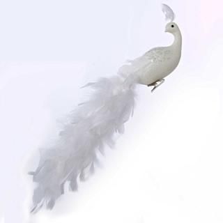 Kurt Adler 18 Long Tail Feather Phoenix Clip Ornament #H6075