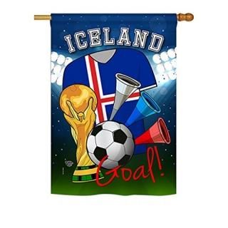 Ornament Collection H192098 World Cup Iceland Soccer Interests Sports Decorative