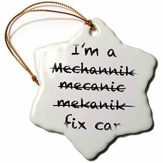 3dRose orn_193251_1 I'm a Mechanic I Fix Ρե졼ʥ  3