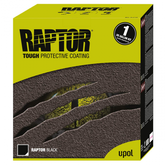 ラプターライナー u-pol製品 0820 Raptor ブラック トラックベッド 