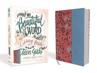 Beautiful Word Coloring Bible for Teen Girls New International Version Cranberry