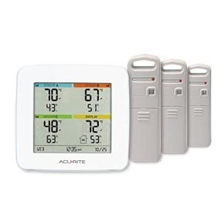 AcuRite 01094M Temperature & Humidity Station with 3 Indoor/Outdoor Sensors