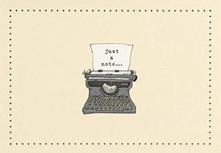 Typewriter Notecards