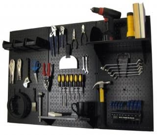 Pegboard Organizer Wall Control 4 ft. Metal Pegboard Standard Tool Storage Kit w