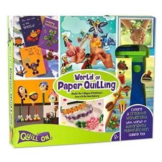 Quill On World of Paper Quilling - Fun Craft Kit - Perfect Gift for Girls and Bo