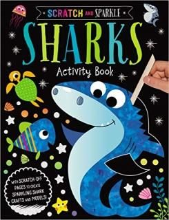 Sharks Activity Book Scratch and Sparkle
