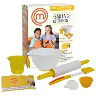 MasterChef Junior Baking Kitchen Set - 7 Pc. Kit Includes Real Cooking Tools for