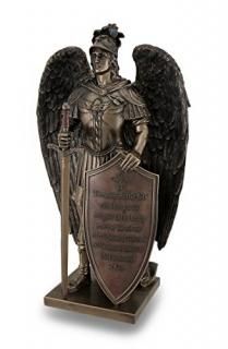 Resin Statues Take Up The Shield of Faith WarriorŷBible Verse 7.5?X 13?X 4.5