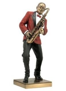 Saxophone Player Statue Sculpture Figurine??Jazz Band쥯