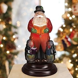 Old WorldꥹޥCarolingGlass Night Light Figurine 529773