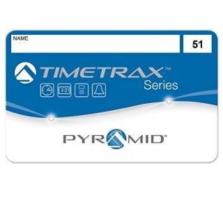 Pyramid 41304 Time Trax EZ Swipe Cards #51-100 Pioximity Badges Electronic Refe