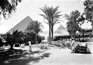 ץȤΥ Nthe Front Garden Of The Mena House Hotel طʤ2ĤΥԥߥåդ ץȼ̿ C1935