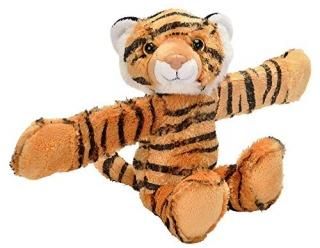 Wild Republic 19557?-?huggers?-?tiger Plush Animal Snap Bracelet 20?cm