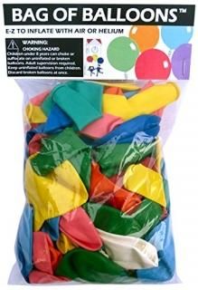 Bag of Balloons - 72 ct. Assorted Colour Latex Balloons