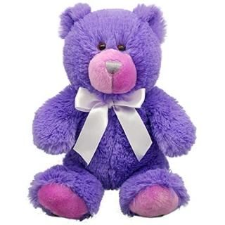Purple - Anico Plush Toy Bright Bear Stuffed Animal Purple 20cm Tall
