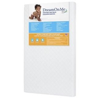 Dream On Me 3 Portable Crib Mattress White by Dream On Me 