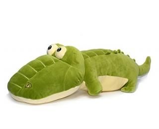 vintoys lovely crocodile big hugging pillow soft plush toy stuffed animals 26.5