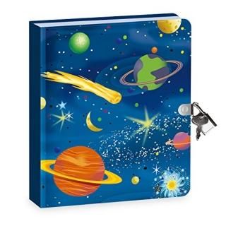 ԡ֥륭󥰥Peaceable Kingdom Deep Space Glow in the Dark Lock and Key Diary 5165 