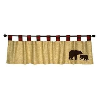 Trend Lab Northwoods Window Valance Red/Tan by Trend Lab 