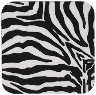 set-of-8-Soft - 3dRose LLC cst_25741_2 Black and White Zebra Print II Soft Coast
