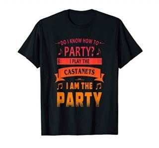 Castanets player party tee T-Shirt