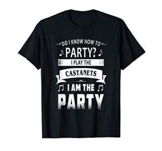 Castanets player party tee T-Shirt