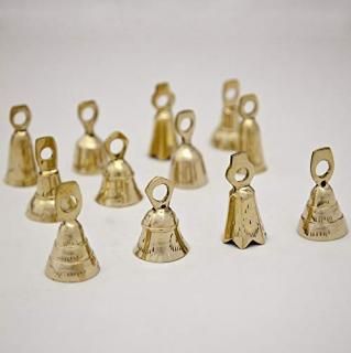 Two Dozen Assorted 2 Brass Bells by India Arts